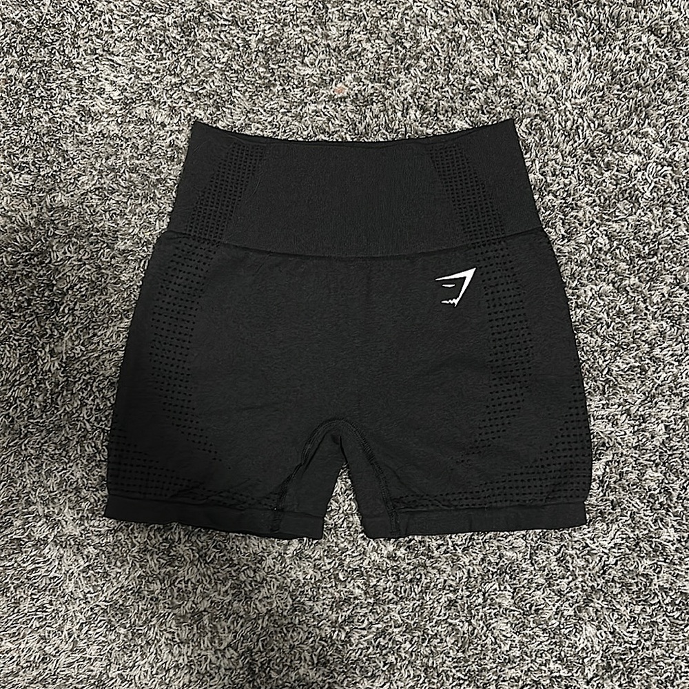 GymShark Black Spandex Shorts